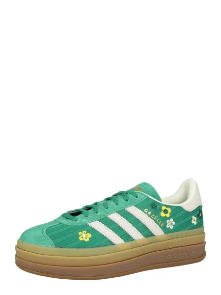 ADIDAS ORIGINALS Nizke superge GAZELLE BOLD rumena / zlata / zelena bela