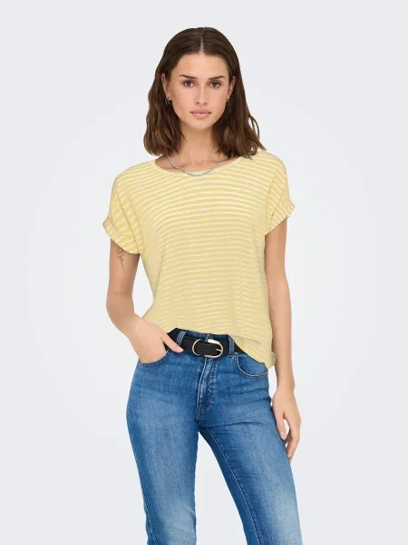 ONLY Tricou ONLMOSTER deschis / argintiu galben
