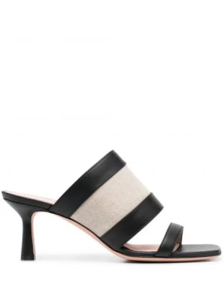 Papuci tip mules Bally din piele negru