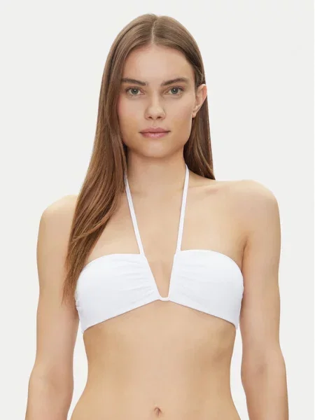 LAUREN RALPH LAUREN Góra od bikini biały