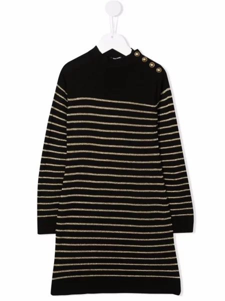 Sukienka dziecięca Balmain czarna