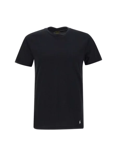 T-shirt z wyhaftowanym logo w zestawie 3 szt. Polo Ralph Lauren czarna