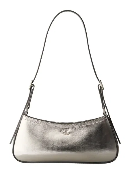 Calvin Klein Torba za čez ramo srebrna siva