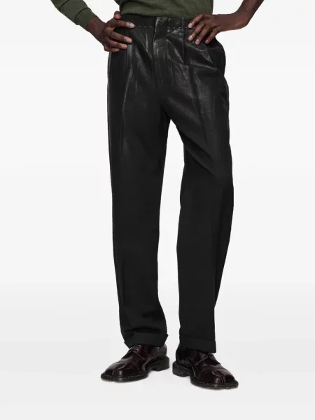 Pantaloni Maison Margiela plisate negru