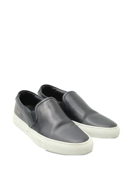 Sneakerși Common Projects din piele slip-on negru