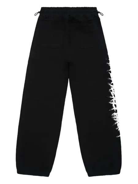 Pantaloni Rta cu imagine negru