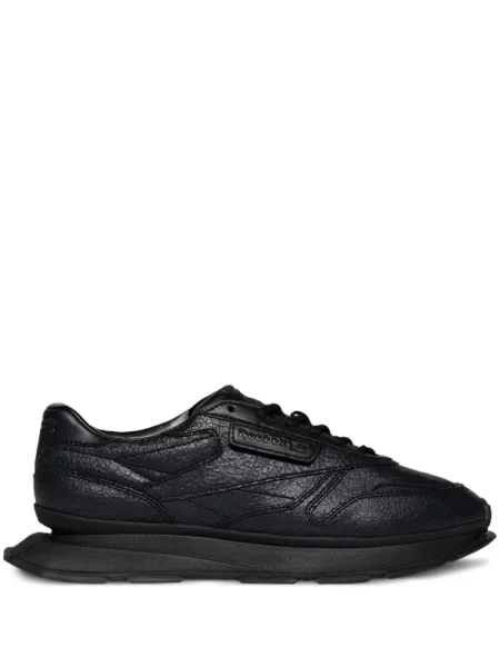Sneakerși Reebok Ltd cu șireturi din piele negru