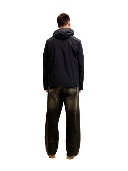 JACK & JONES Prechodná bunda JCOCLUB čierna biela