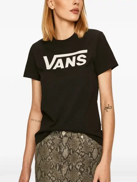 Majica Vans s autogramom crna