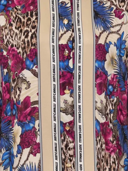 Cămașă Just Cavalli cu model floral cu imagine