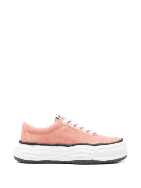 Sneakerși Maison Mihara Yasuhiro cu șireturi din dantelă roz