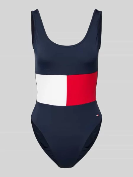 Kostium kąpielowy z dodatkiem streczu model ‘CORE FLAG’ Tommy Hilfiger