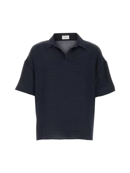 Koszulka polo Saint Laurent niebieska