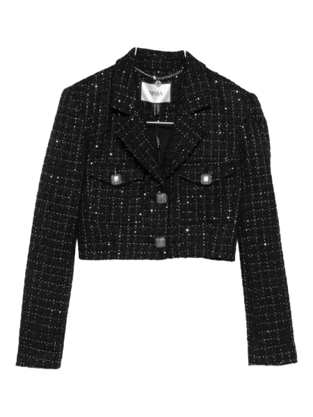 Kurtka Nissa z cekinami czarna