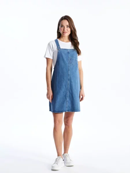 Palton Lc Waikiki cu bretele albastru