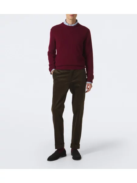 Menčestrové zúžené nohavice Polo Ralph Lauren zelená