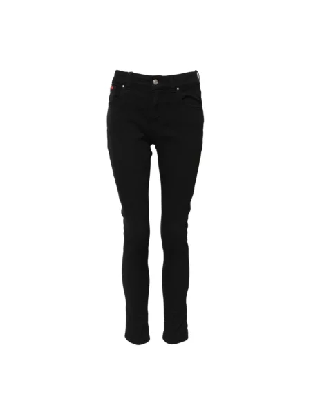 Skinny jeansy skinny Dolce And Gabbana z autografem czarne