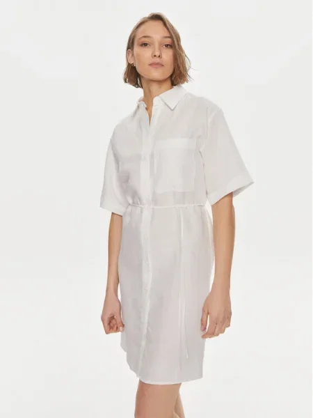Calvin Klein Košeľové šaty biela