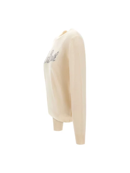 Sweter Mc2 Saint Barth wełniany beżowy