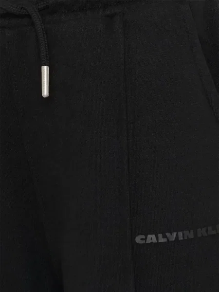 Dětské kalhoty Calvin Klein černé