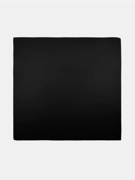 Хустка з сатиновим оздобленням чорний