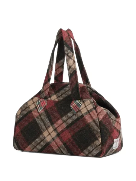 Карирана шопинг чанта Vivienne Westwood червено
