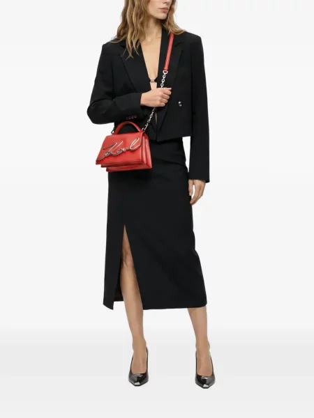 Geanta crossbody Karl Lagerfeld roșu