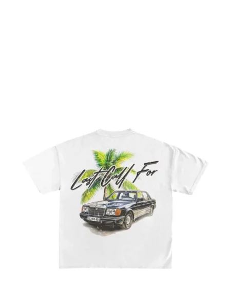 Tricou Last Call For alb
