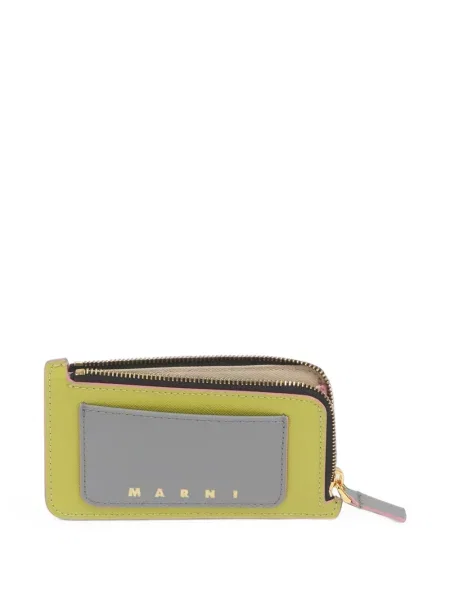 Portofel Marni din piele roz