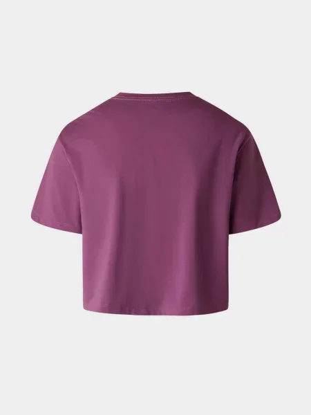 Футболка The North Face W EVOLUTION SIMPLE DOME CROP R фіолетовий