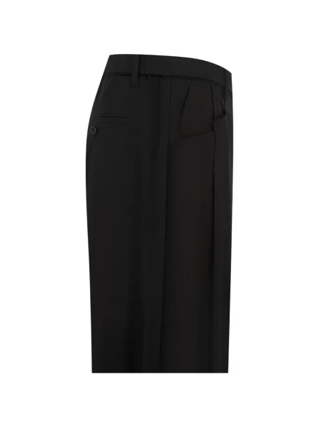 Cu centură pantaloni Sacai negru