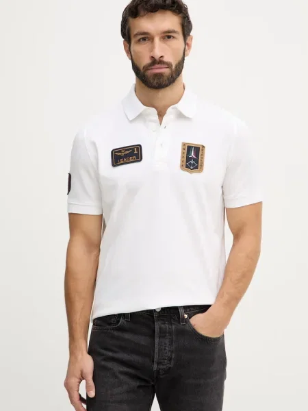 Aeronautica Militare tricou polo bej