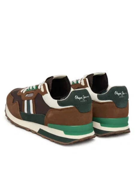 Pepe Jeans Sneakersy Kingston College M hnedá