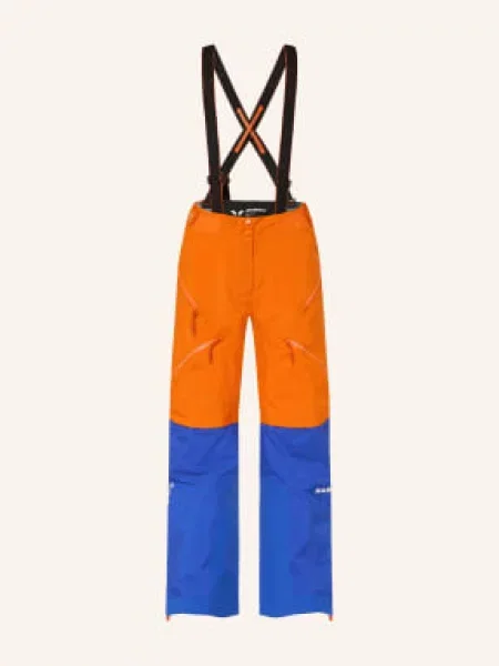 Mammut Hardshellové Lyžařské Kalhoty Eiger Nordwand Pro Hs oranžová modrá