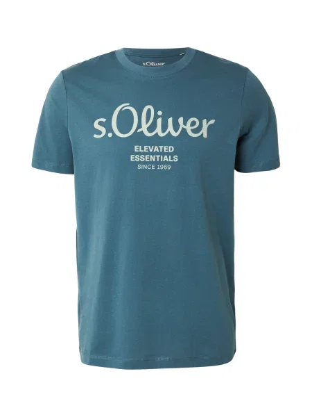S.Oliver Tricou cyan / pastel verde