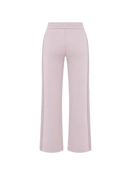 Pantaloni Guess alergare cu autograf roz