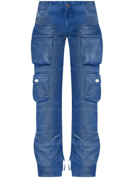 Blugi The Attico cu talie joasă albastru