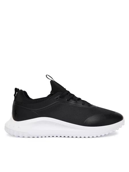 Αθλητικά Calvin Klein Eva Runner Laceup Sock Mat Mix μαύρο