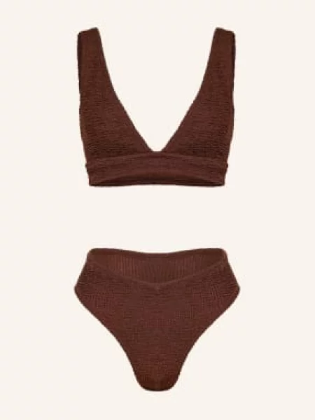 Hunza G Bralette Bikiny Angel hnědá