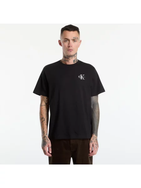 Tricou Calvin Klein Jeans Ss Ez Distress M Black S negru
