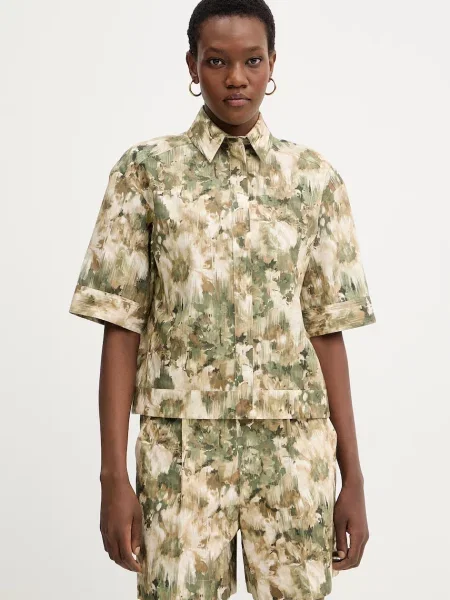 MM by Max Mara cămașă din PALLORE verde