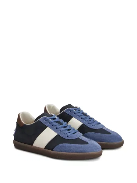 Sneakerși Tod's cu dungi albastru