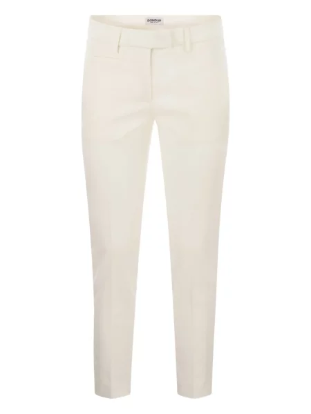 Pantaloni Dondup alb
