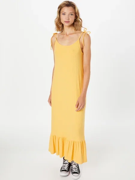 MOSS COPENHAGEN Rochie Leane Kimmie auriu galben