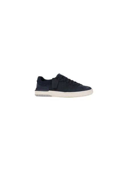 Trampki Clarks zamszowe retro niebieskie
