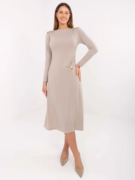 Odgovarati haljina Italy Moda bež