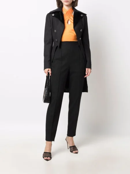 Zúžené kalhoty Dolce & Gabbana Pre-owned šedé