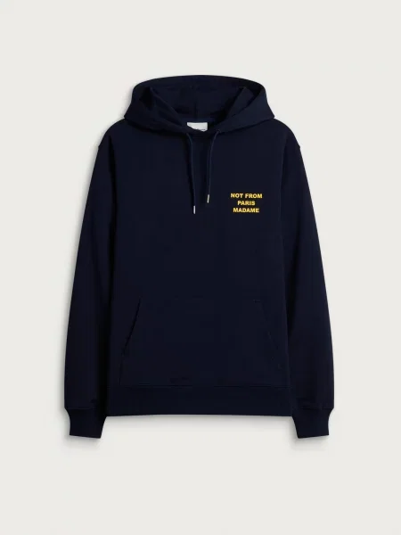 Bluza z kapturem Drole De Monsieur granatowa