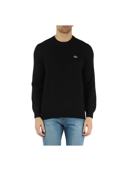 Lacoste Swetry Mężczyzna Niebieski S Niebieski Sweter czarny