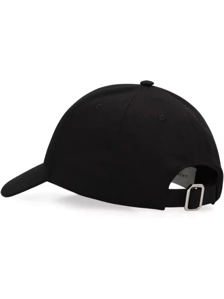 Czapka z daszkiem Givenchy z logo czarna
